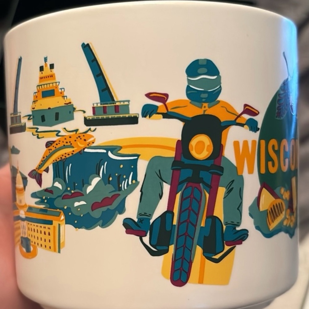 New 2024 Starbucks DISCOVERY Series Collectible WISCONSIN Mug 14 fl oz Boxed